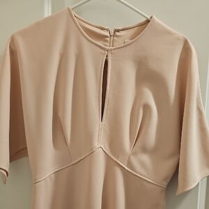 Calven Klein Elegant Cream Dress